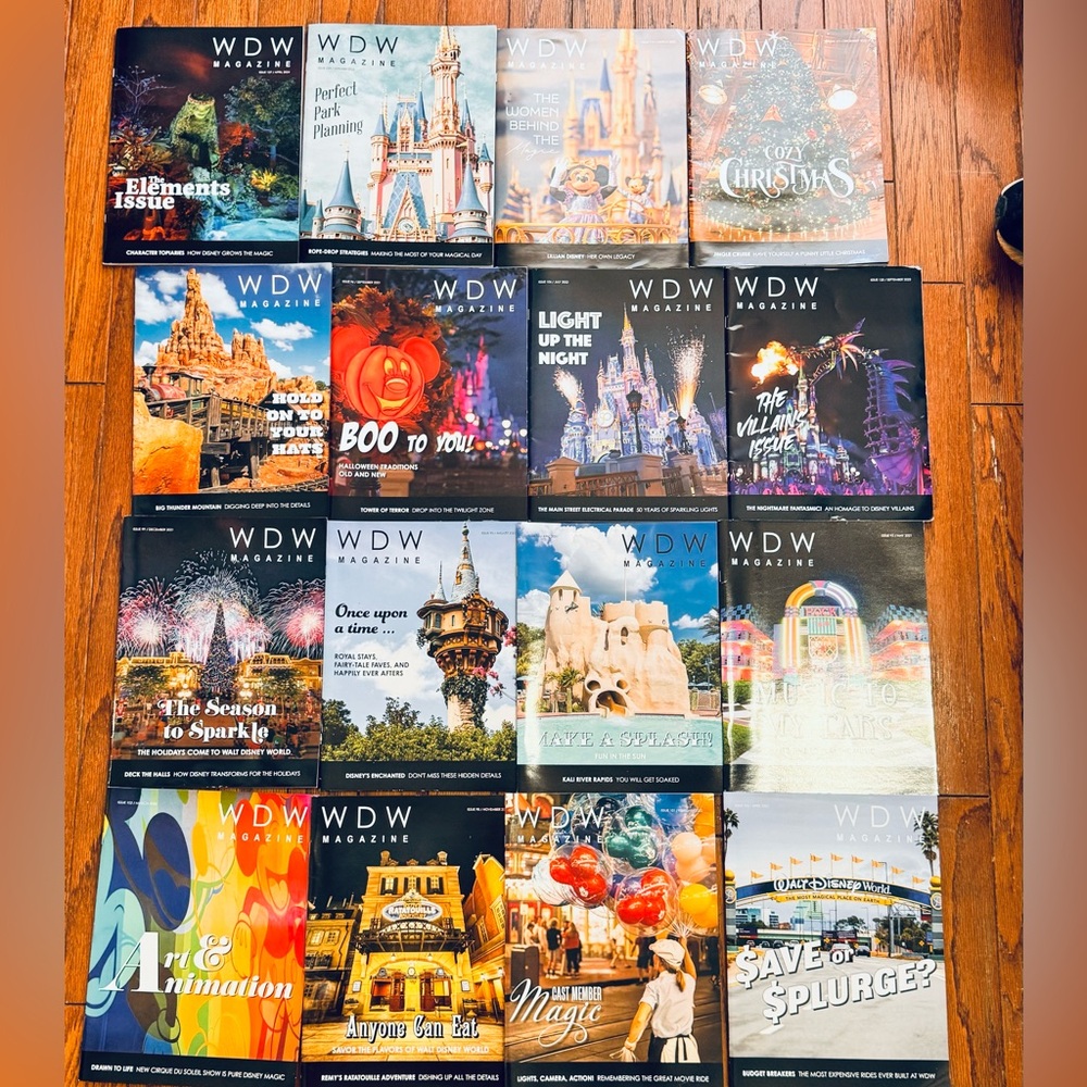 Disney Magazines + Poster